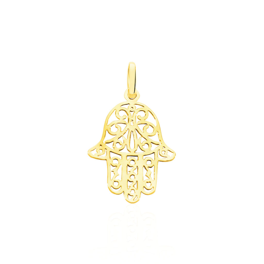 Pendentif Fatima Or Jaune - Pendentifs Famille | Histoire d’Or