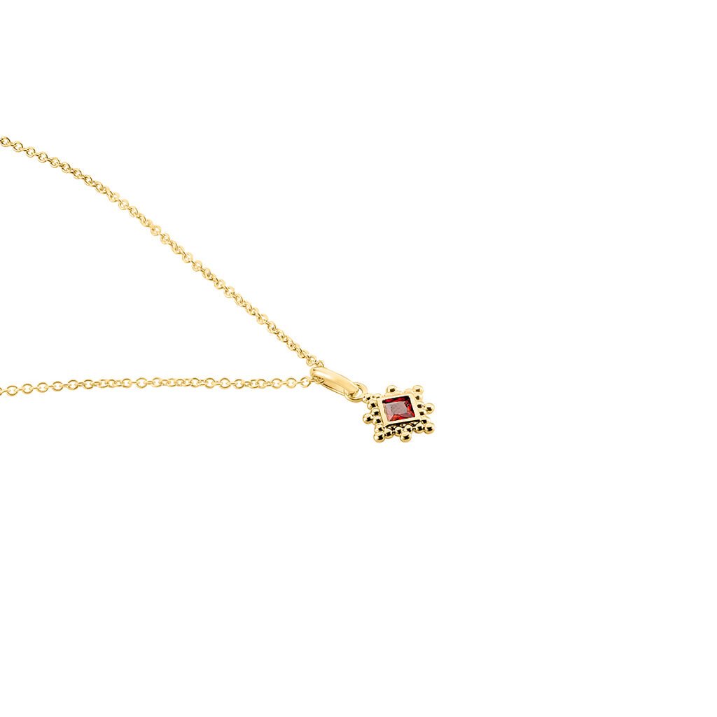 Collier Bobbie Plaqué Or Jaune Oxyde De Zirconium - Colliers Femme | Histoire d’Or