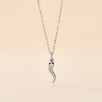 Collier Cornucopia Argent Blanc - Sautoirs Femme | Histoire d&rsquo;Or