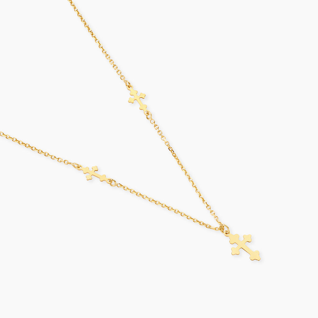 Collier Lyndon Or Jaune - Bijoux sans pierre Femme | Histoire d&rsquo;Or
