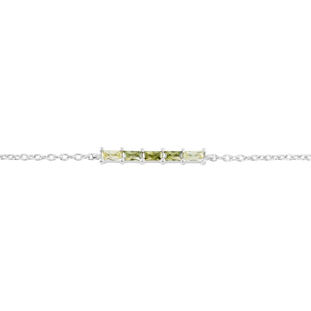 Bracelet Alexander Argent Blanc Oxyde De Zirconium - Bracelets Femme | Histoire d’Or