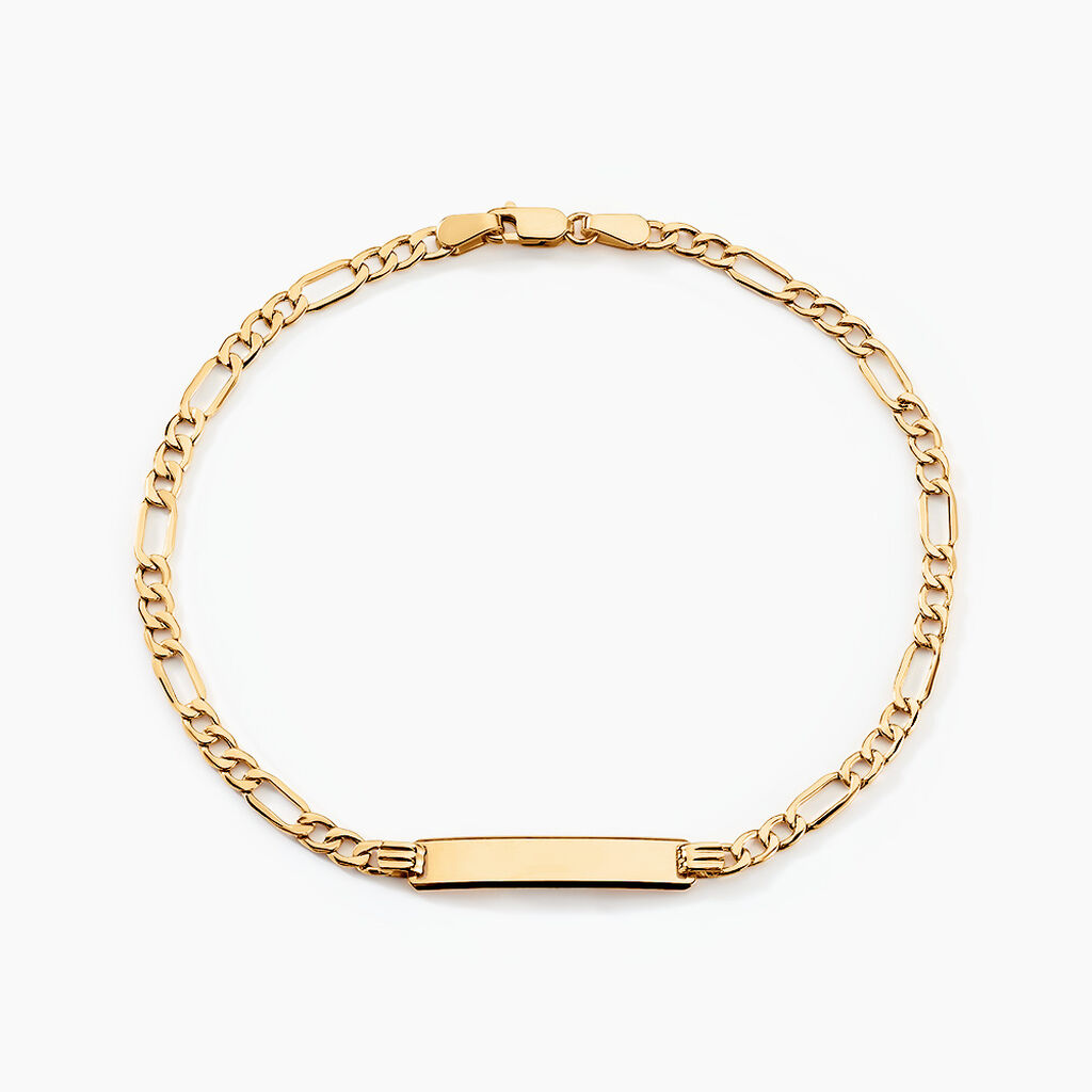 Bracelet Identitée Cameo Or Jaune - Gourmettes Femme | Histoire d’Or