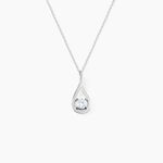 Collier Paloma Argent Blanc Oxyde De Zirconium - Colliers fantaisie Femme | Histoire d&rsquo;Or