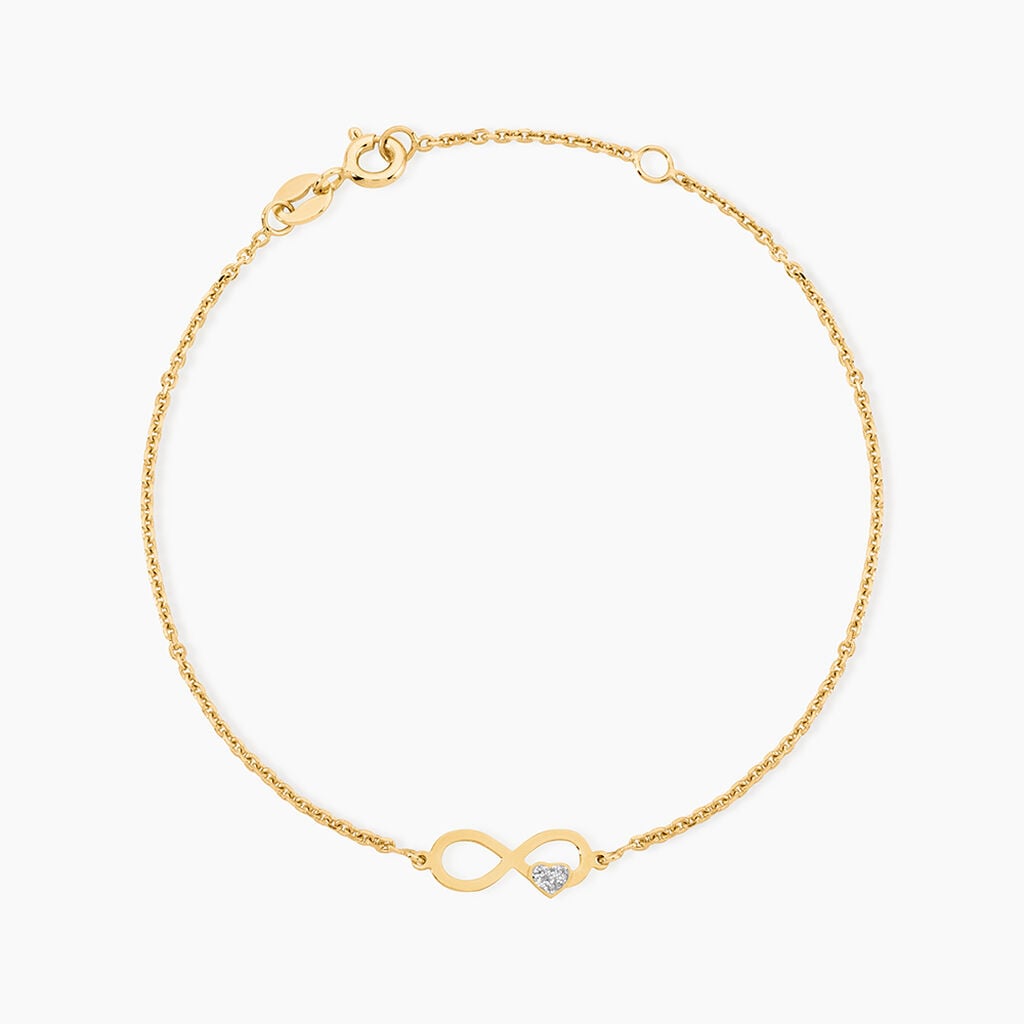 Bracelet Solemnia Argent Dor&eacute; A L'Or 750/1000 - F&ecirc;te des m&egrave;res Femme | Histoire d&rsquo;Or