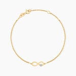 Bracelet Solemnia Argent Dor&eacute; A L'Or 750/1000 - F&ecirc;te des m&egrave;res Femme | Histoire d&rsquo;Or