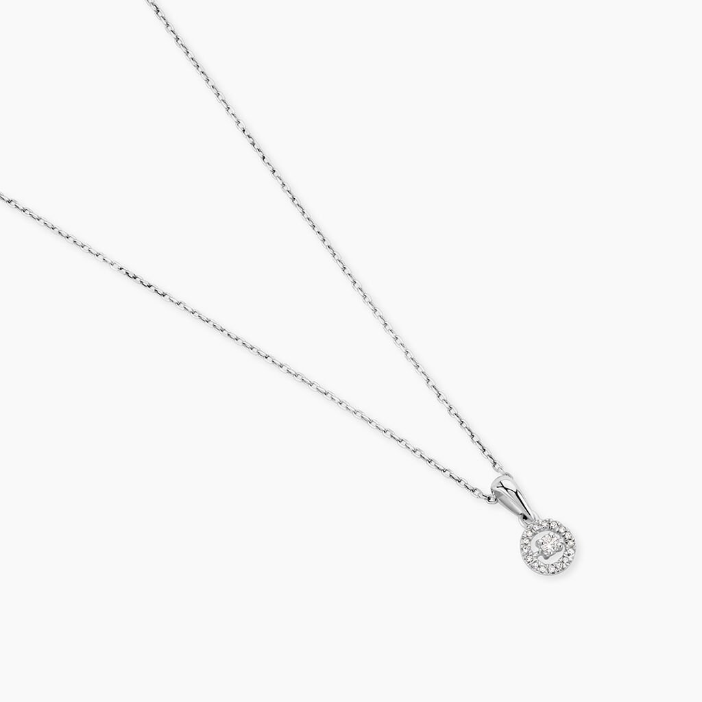 Collier Domitia Or Blanc Diamant - Colliers Femme | Histoire d&rsquo;Or