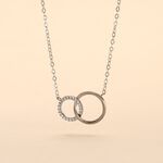 Collier Or Blanc Nesrine Oxydes - Colliers Femme | Histoire d&rsquo;Or