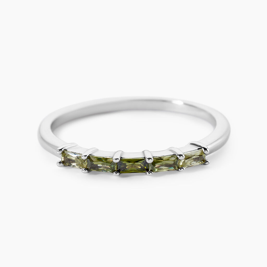 Bague Alexander Argent Blanc Oxyde De Zirconium - Bagues avec pierre Femme | Histoire d&rsquo;Or