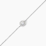 Bracelet Princess Argent Blanc Oxyde De Zirconium - Bracelets Femme | Histoire d&rsquo;Or