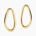 Boucles D'Oreilles Pendantes Elinoa Acier Jaune - Boucles d'oreilles fantaisie Femme | Histoire d&rsquo;Or