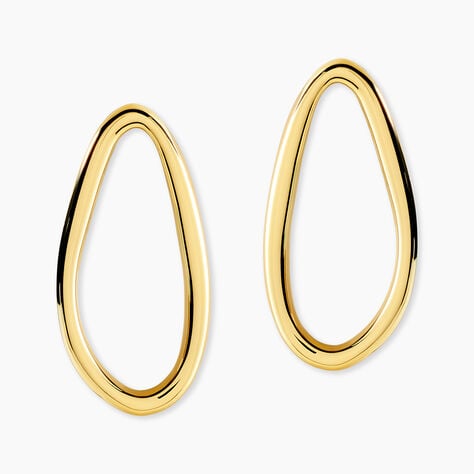 Boucles D'Oreilles Pendantes Elinoa Acier Jaune - Boucles d'oreilles fantaisie Femme | Histoire d&rsquo;Or