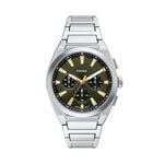Montre Fossil Everett Chrono Vert - F&ecirc;te des p&egrave;res Homme | Histoire d&rsquo;Or