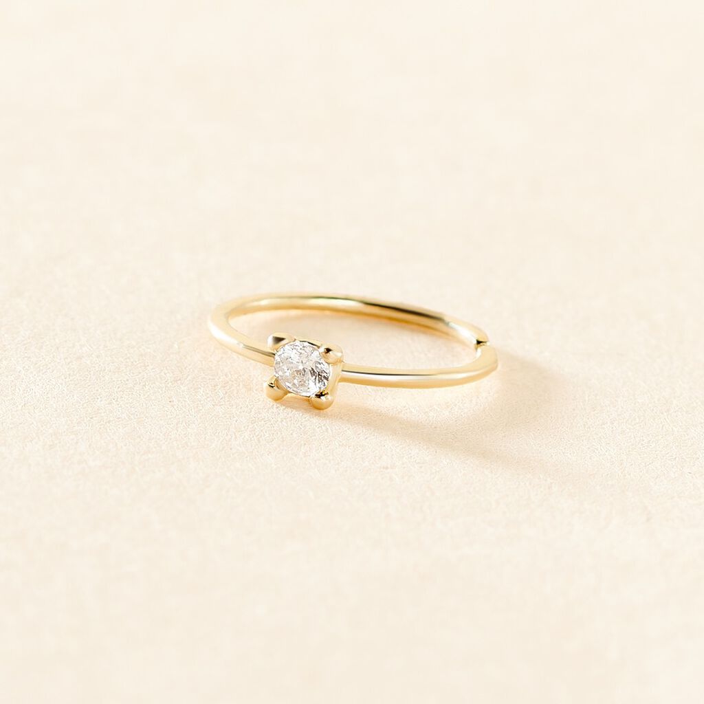 Piercing Carter Or Jaune Oxyde De Zirconium - Id&eacute;es cadeaux Femme | Histoire d&rsquo;Or