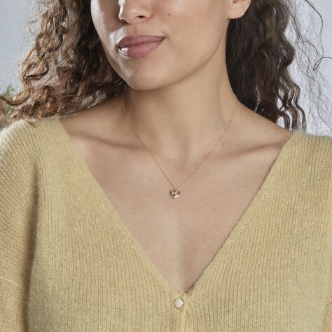 Collier Martella Or Jaune Saphir - Colliers Coeur Femme | Histoire d’Or