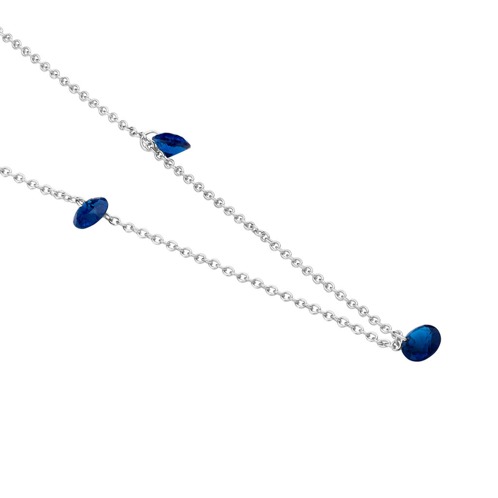 Collier Lidiwine Argent Blanc Oxyde - Colliers fantaisie Femme | Histoire d&rsquo;Or