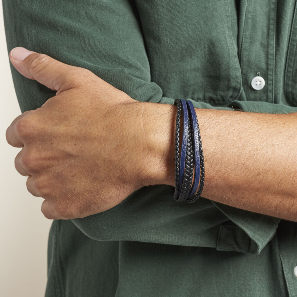 Bracelet Jourdan Homme Byron Acier Argente - Bracelets Homme | Histoire d’Or