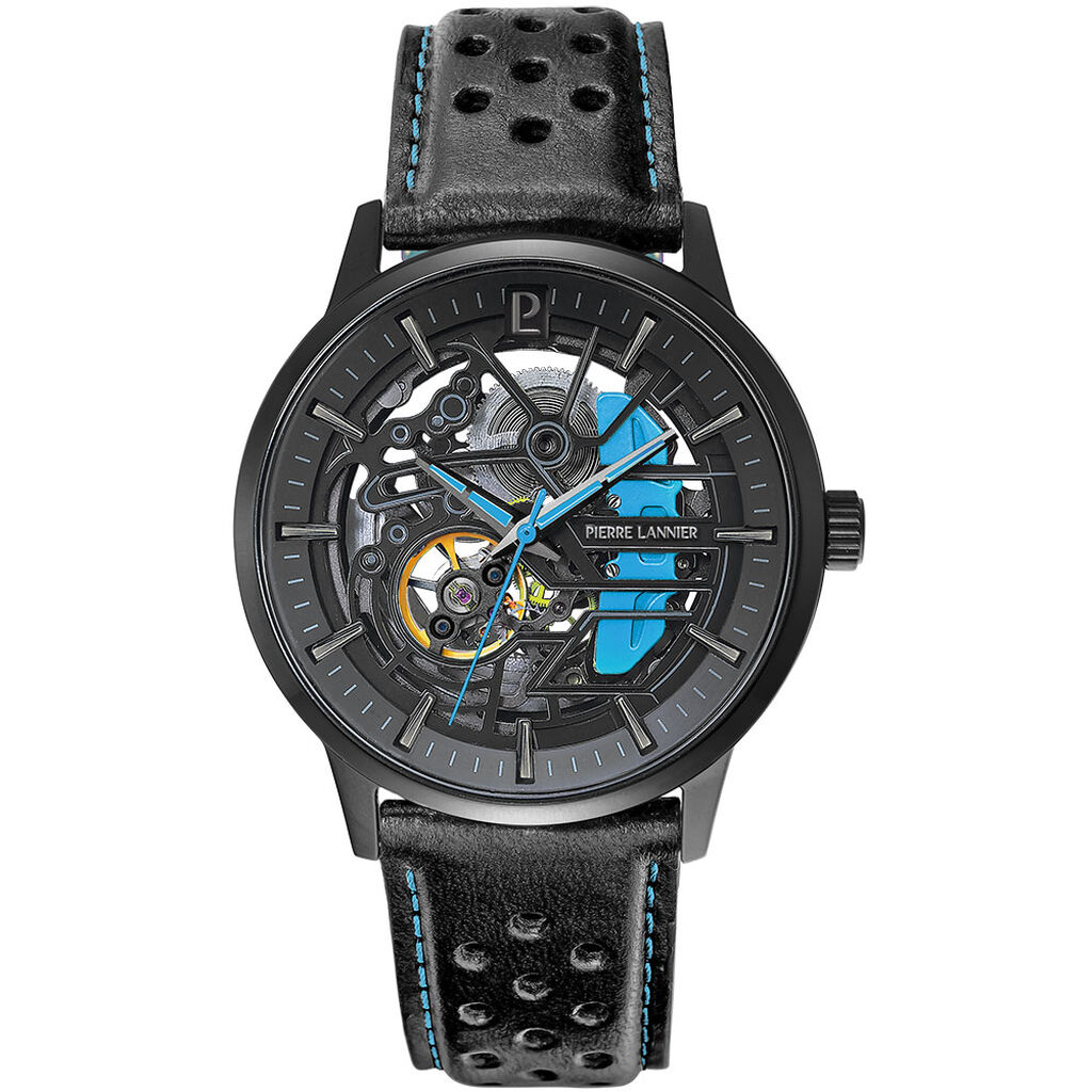 Montre Pierre Lannier Paddock Noir - Montres Homme | Histoire d’Or