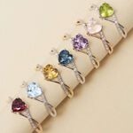 Bague Clothilde Or Jaune Amethyste Et Oxyde De Zirconium - Bagues solitaires Femme | Histoire d&rsquo;Or