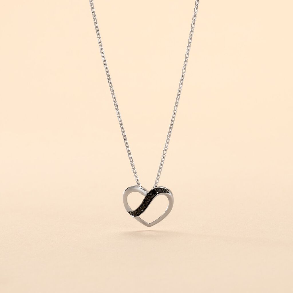 Collier Or Blanc Julianoir Diamants - Colliers Femme | Histoire d’Or