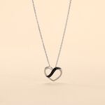 Collier Or Blanc Julianoir Diamants - Colliers Femme | Histoire d&rsquo;Or