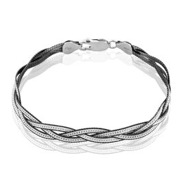 Bracelet Elae Argent Bicolore - Bracelets chaîne Femme | Histoire d’Or