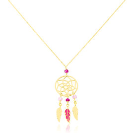 Collier Marion Attrape Reve Plumes Or Jaune - Colliers Enfant | Histoire d’Or