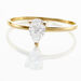 Bague Or Jaune Solitaire Harrietta Oxyde De Zirconium - Bagues solitaires Femme | Histoire d’Or