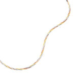 Collier Jasmin Tresse Or Tricolore - Colliers Femme | Histoire d&rsquo;Or