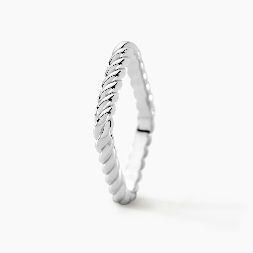 Bague Ocean Argent Blanc - Bagues fantaisie Femme | Histoire d’Or