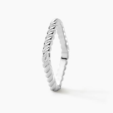 Bague Ocean Argent Blanc - Bagues fantaisie Femme | Histoire d’Or