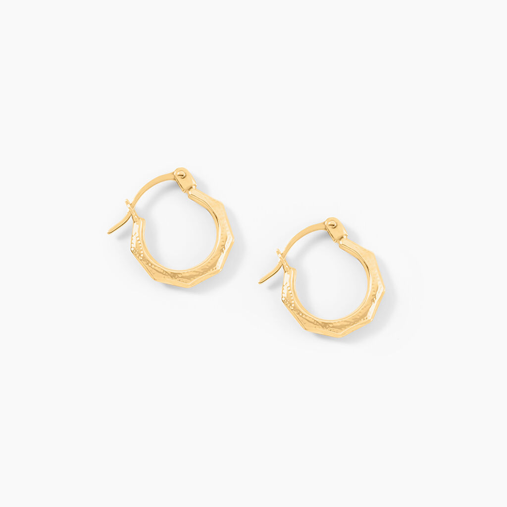 Créoles Heloise Or Jaune - Boucles d'oreilles créoles Femme | Histoire d’Or