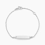 Bracelet Identit&eacute; Bartolomee Maille Alternee 1/3 Or Jaune - Bracelets Communion Enfant | Histoire d&rsquo;Or