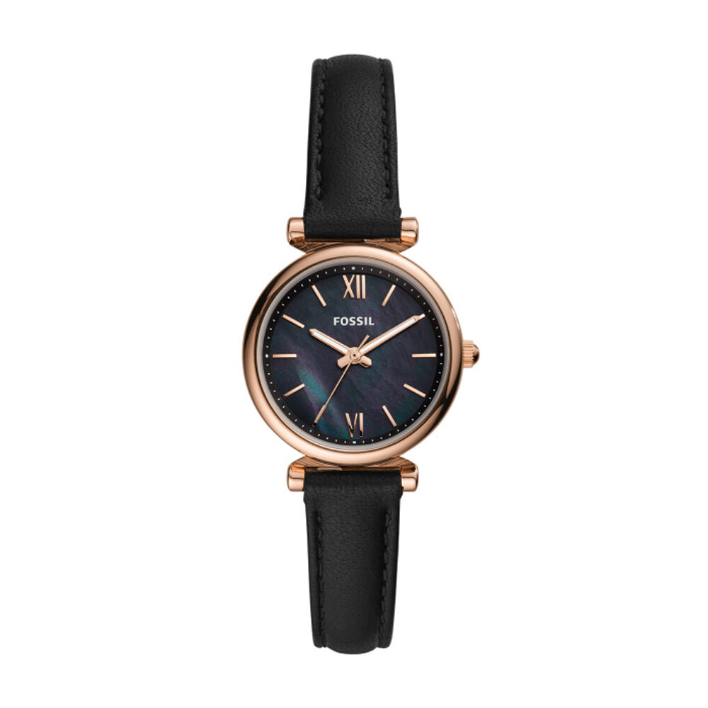 Montre pour femme Fossil Carlie seul le temps acier PVD finition or ro –  Capodagli 1937