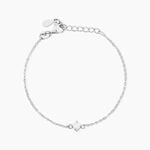 Bracelet Ma&euml;la Argent Blanc Oxyde De Zirconium - Bracelets Femme | Histoire d&rsquo;Or