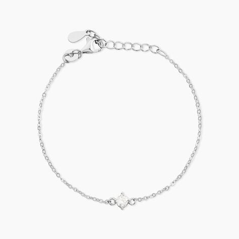 Bracelet Ma&euml;la Argent Blanc Oxyde De Zirconium - Bracelets Femme | Histoire d&rsquo;Or