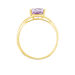 Bague Solitaire Armaelle Or Jaune Amethyste - Bagues solitaires Femme | Histoire d’Or