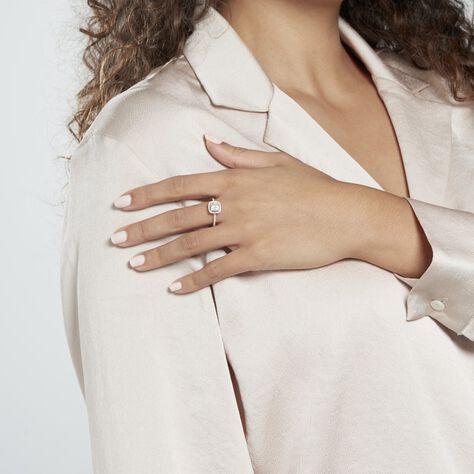 Bague Or Jaune Adrienne Oxydes De Zirconium - Bagues solitaires Femme | Histoire d’Or