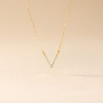 Collier Celene Or Jaune Oxyde De Zirconium - Colliers Femme | Histoire d&rsquo;Or