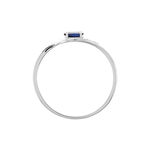 Bague Emotion Or Blanc Saphir Diamant - Bagues solitaires Femme | Histoire d&rsquo;Or