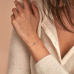 Bracelet Clothilde Or Jaune Am&eacute;thyste Oxyde De Zirconium - Bracelets Femme | Histoire d&rsquo;Or