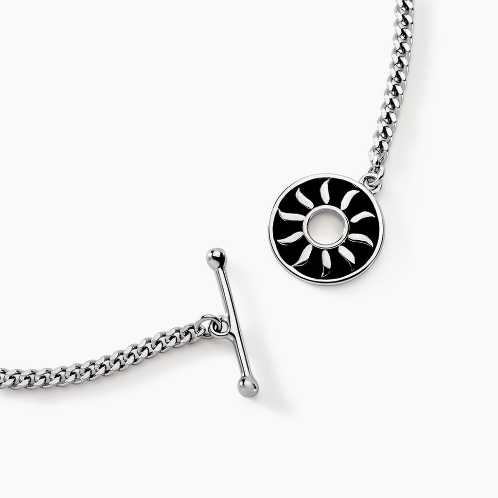 Bracelet Keenan Argent Blanc - Bracelets Homme | Histoire d&rsquo;Or