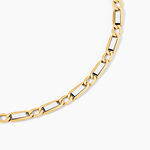 Collier Danae Plaquette Or Bicolore - Chaines Homme | Histoire d&rsquo;Or