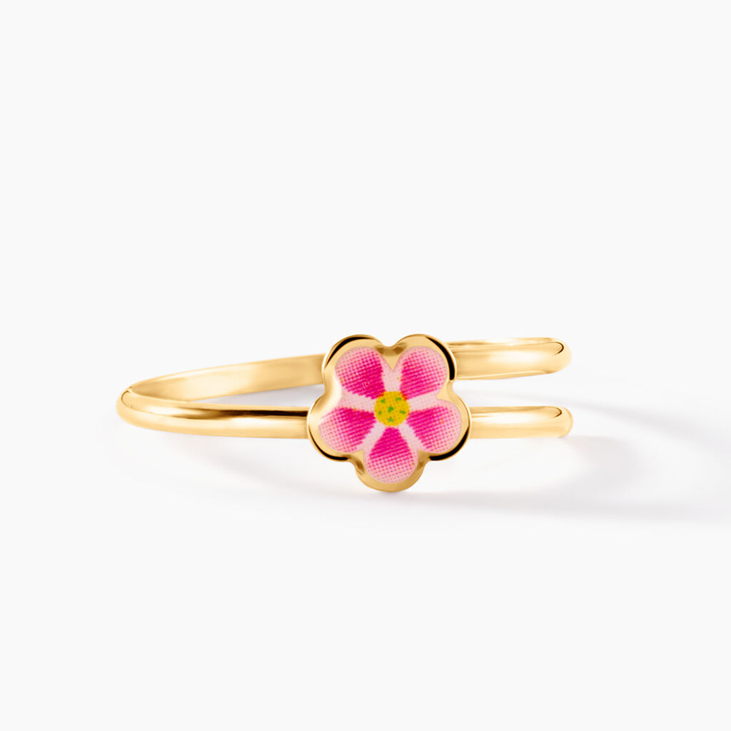 Bague Syna Fleur Or Jaune - Bijoux sans pierre Enfant | Histoire d&rsquo;Or