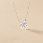 Collier Elwenn Argent Blanc - Colliers fantaisie Femme | Histoire d&rsquo;Or