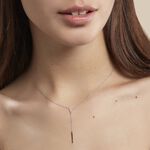 Collier Rachel Or Blanc Diamant - Colliers Femme | Histoire d&rsquo;Or