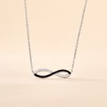 Collier Prudentia Argent Blanc Oxyde De Zirconium - Colliers fantaisie Femme | Histoire d&rsquo;Or