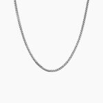 Collier Jany Maille Palmier Or Blanc - Chaines Femme | Histoire d&rsquo;Or