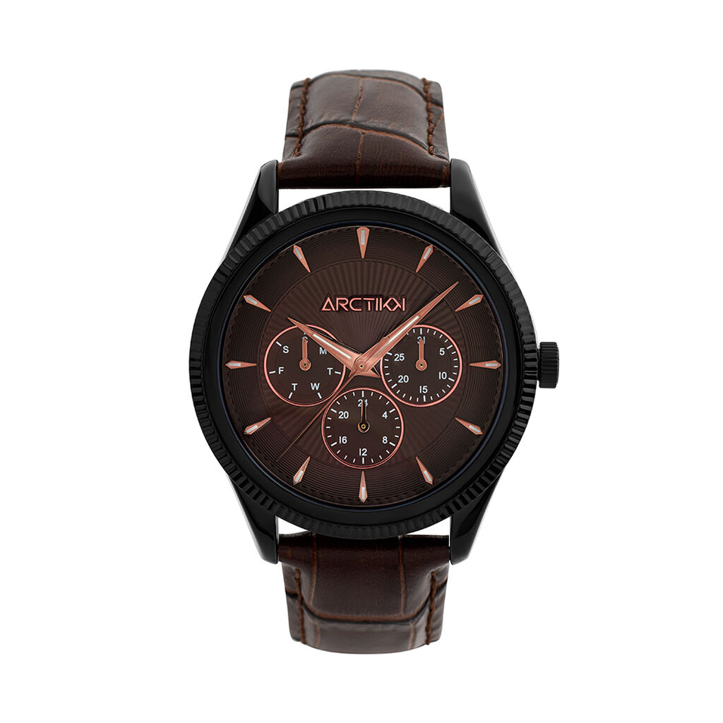 Montre Arctik Atlas Marron - F&ecirc;te des p&egrave;res Homme | Histoire d&rsquo;Or