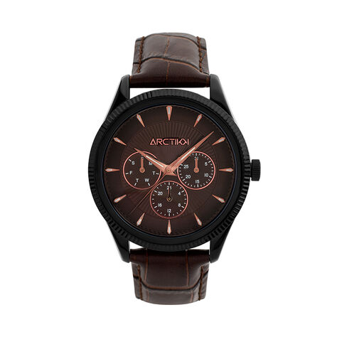 Montre Arctik Atlas Marron - F&ecirc;te des p&egrave;res Homme | Histoire d&rsquo;Or