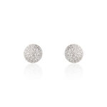 Boucles D'oreilles Puces Perta Argent Blanc Oxyde De Zirconium - Boucles d'oreilles fantaisie Femme | Histoire d&rsquo;Or